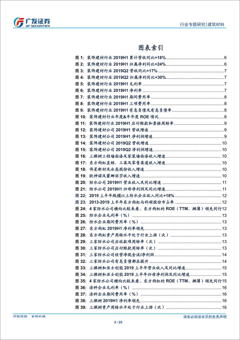 《建筑材料行业2019年中报解读之装饰建材篇：增速环比企稳，2B和2C分化仍在延续-20190908-广发证券-23页》 - 第5页预览图