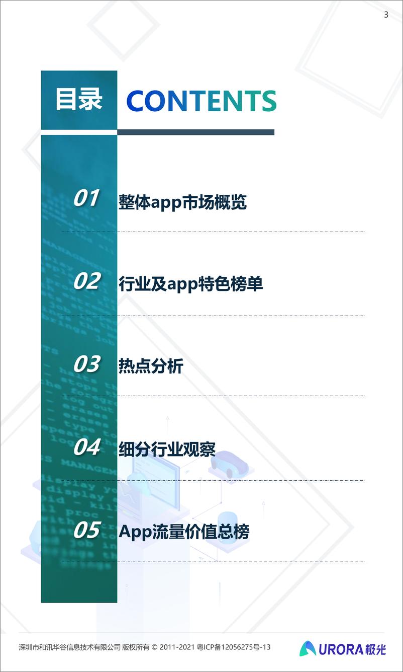 《2021年Q3移动互联网行业数据研究报告-极光-202110》 - 第3页预览图