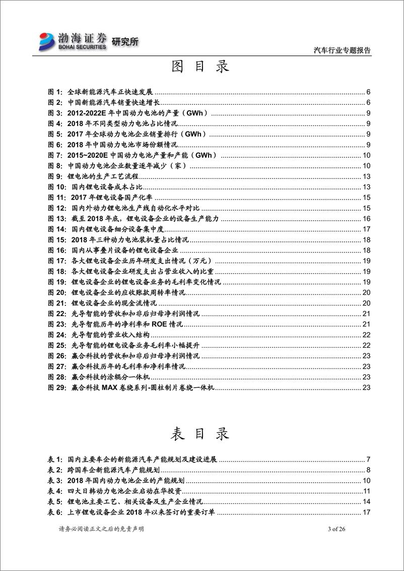 《锂电设备行业专题报告：锂电设备景气度提升，看好行业优质龙头-20190125-渤海证券-26页》 - 第4页预览图