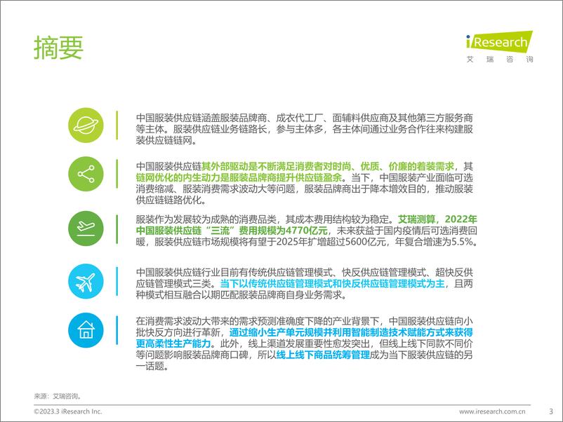 《艾瑞咨询：2022年中国服装供应链行业研究报告》 - 第3页预览图