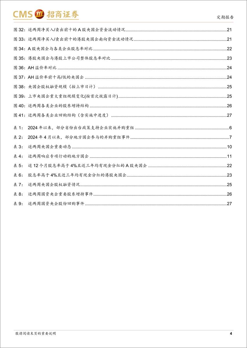 《央国企动态系列报告之27：多地支持上市公司并购重组，推进国有资本“三个集中”-241117-招商证券-28页》 - 第4页预览图