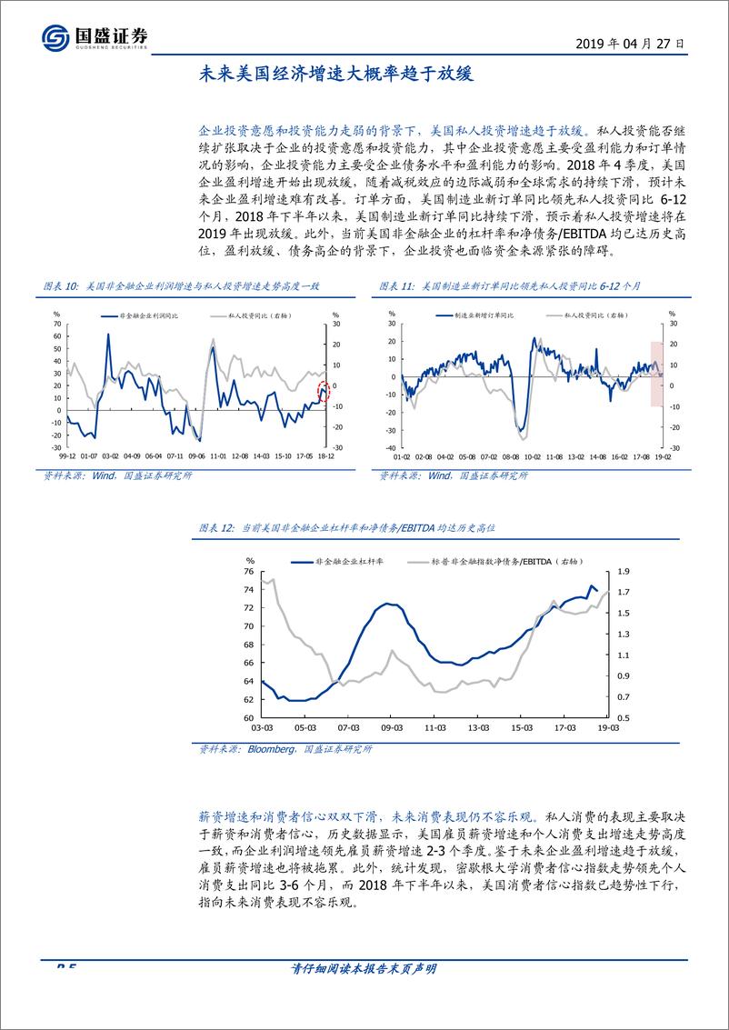 《宏观点评：美国一季度GDP超预期的表与里-20190427-国盛证券-12页》 - 第6页预览图