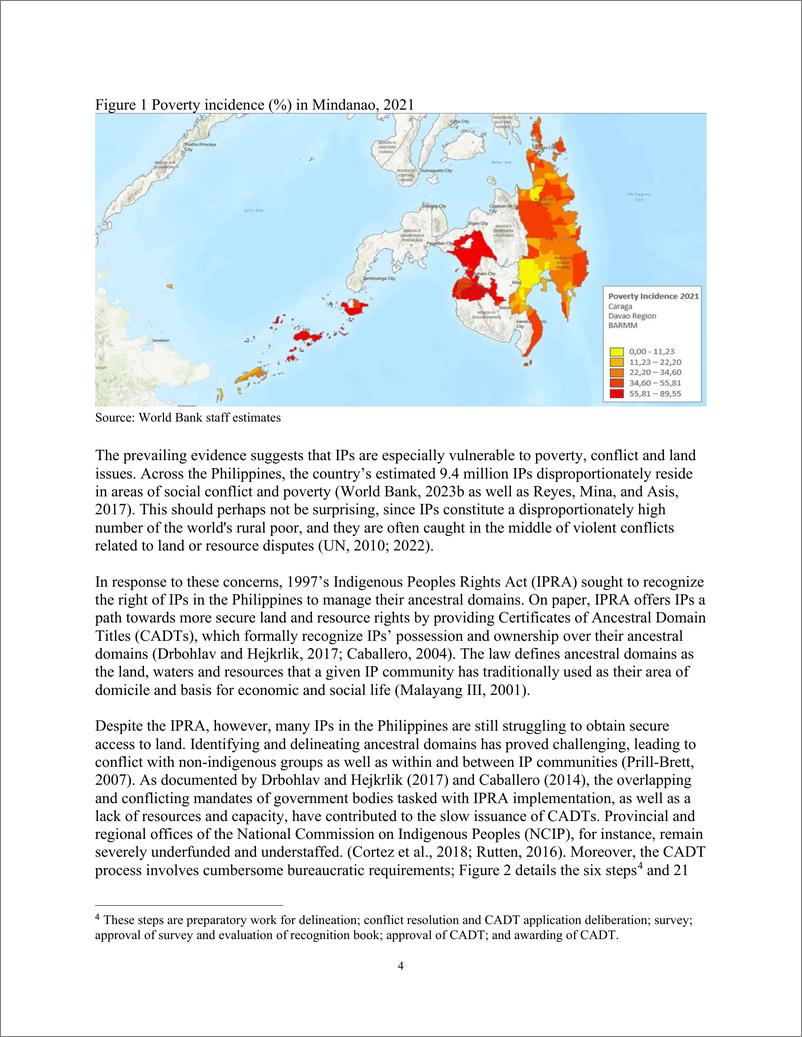 《世界银行-菲律宾棉兰老岛的土著人民、土地和冲突（英）-2024.2-30页》 - 第6页预览图