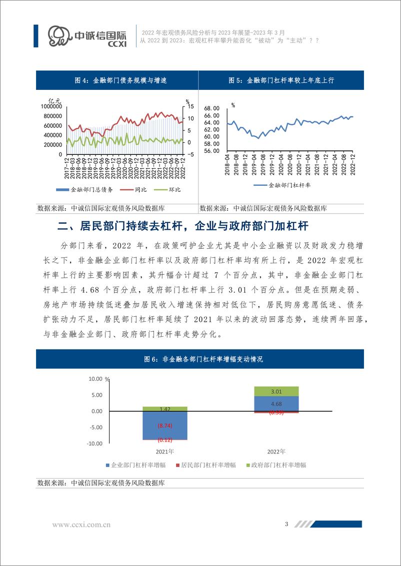 《中诚信-经济修复宏观杠杆小幅攀升，付息压力不减仍需关注资产负债表演化--2022年宏观债务风险分析与2023年展望-16页》 - 第5页预览图