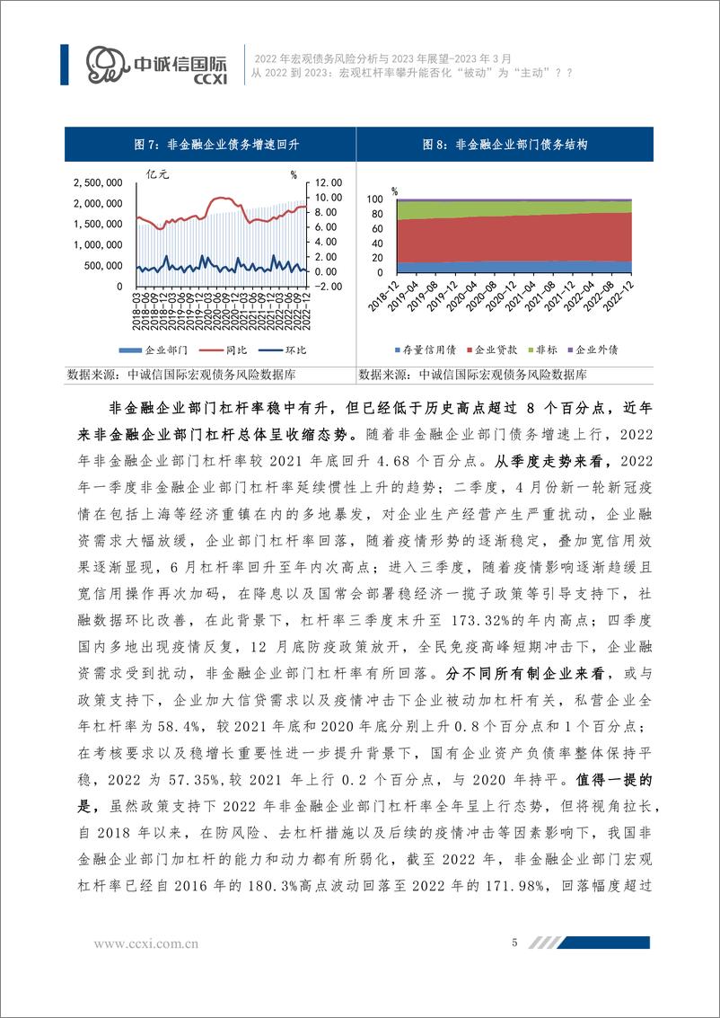 《中诚信-经济修复宏观杠杆小幅攀升，付息压力不减仍需关注资产负债表演化--2022年宏观债务风险分析与2023年展望-16页》 - 第7页预览图