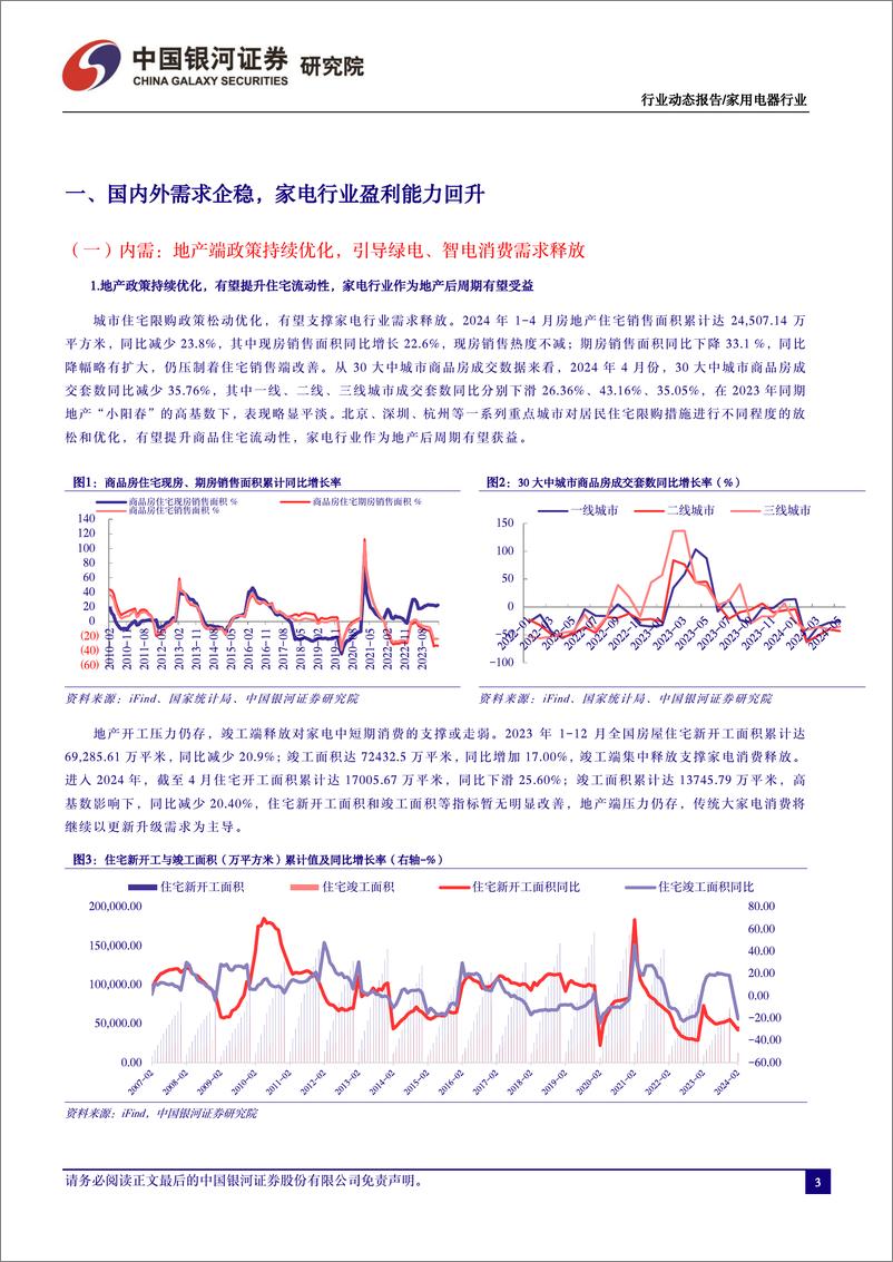 《家电行业5月动态跟踪：以旧换新拉动需求释放，白电景气显著改善-240607-银河证券-18页》 - 第3页预览图