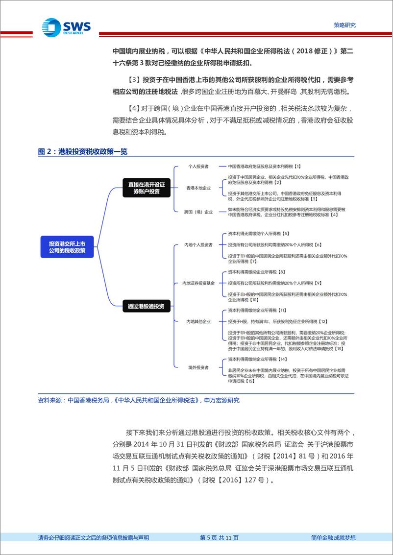 《高股息系列报告之九：一文弄清A股港股分红税收以及流程节点-240425-申万宏源-11页》 - 第5页预览图