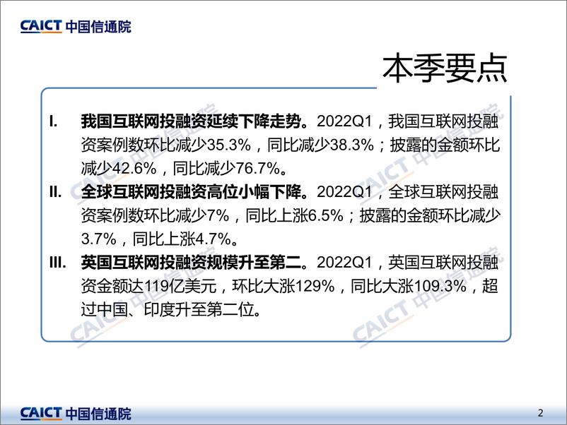 《2022年一季度互联网投融资运行情况-15页》 - 第2页预览图