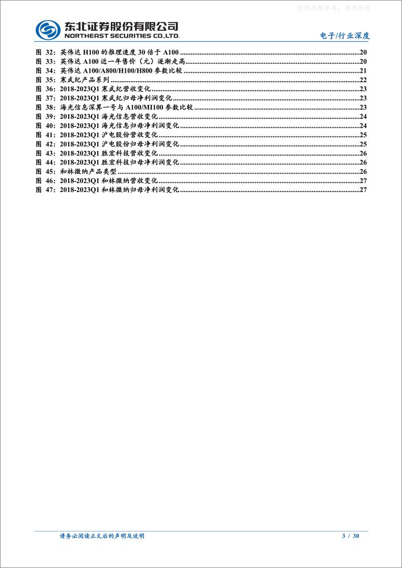 《东北证券-电子行业深度报告：生成式AI驱动算力芯片腾飞-230630》 - 第3页预览图