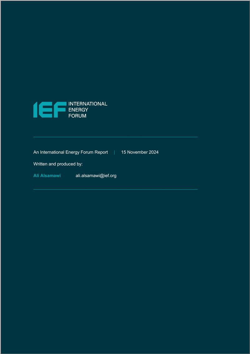 《IEF-交通和移动能源需求展望（英）-2024.11-25页》 - 第2页预览图