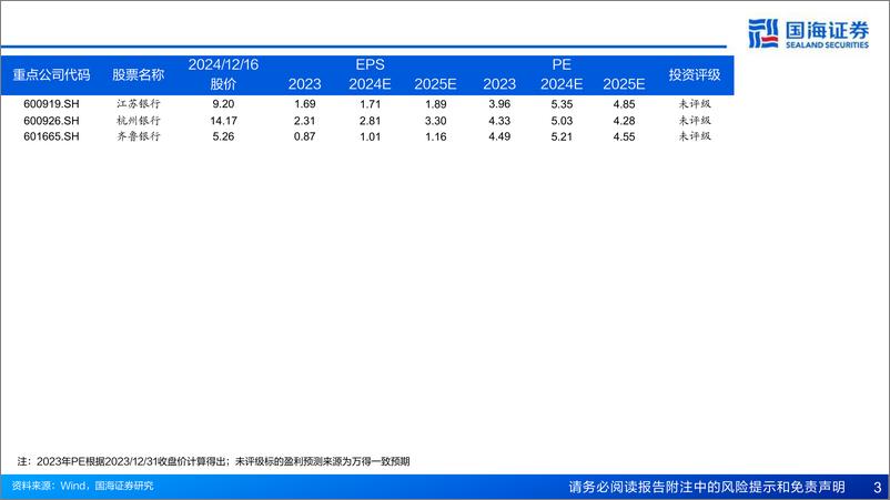 《银行业2025年投资策略：最后一块石头有望落地-241216-国海证券-33页》 - 第3页预览图