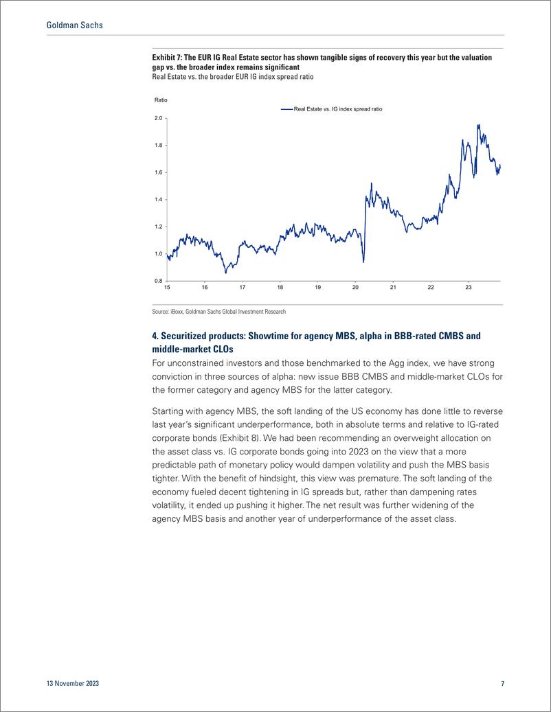 《高盛：2024年全球信贷展望报告：回到马鞍上（英文版）》 - 第7页预览图
