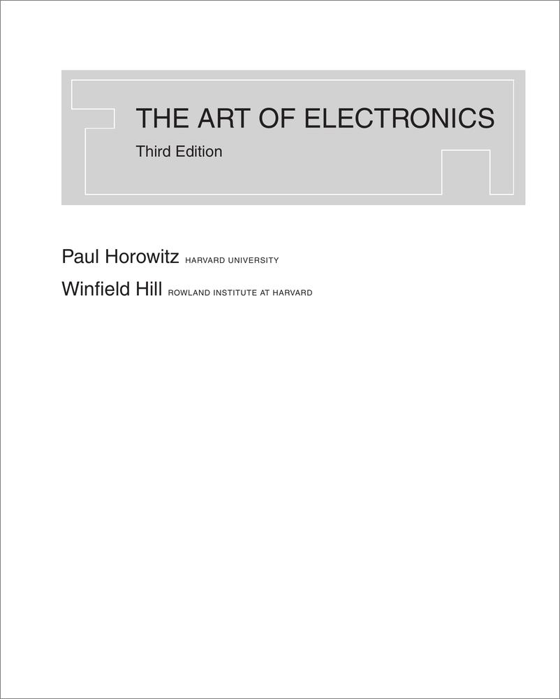 《The Art of Electronics 3rd ed [2015]》 - 第4页预览图