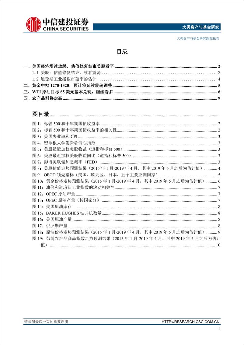 《大类资产配置4月报：地缘局势紧张原油快速逼近65美元，通胀抬头黄金延续震荡-20190417-中信建投-13页》 - 第3页预览图