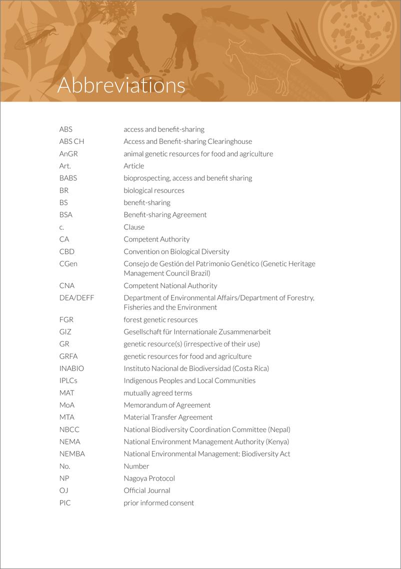 《粮食和农业遗传资源获取和惠益分享：国别措施类型》英文版-46页 - 第7页预览图