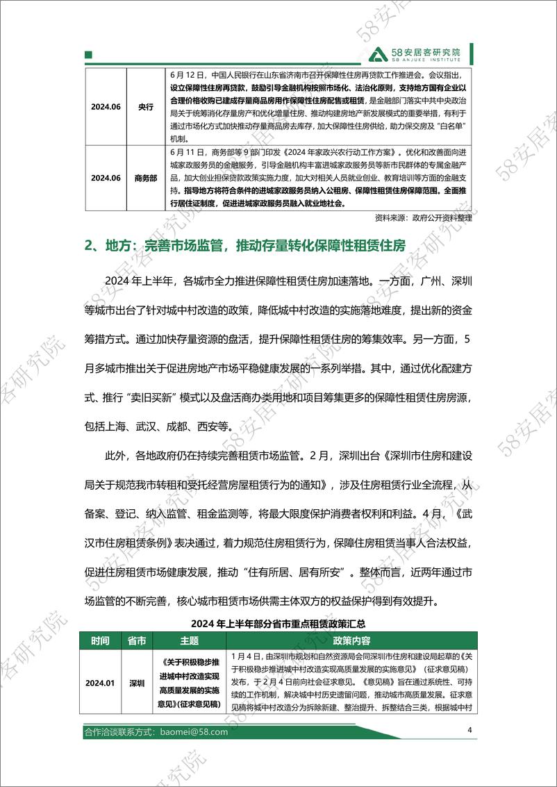 《58安居客研究院-2024年上半年全国租赁市场报告》 - 第4页预览图