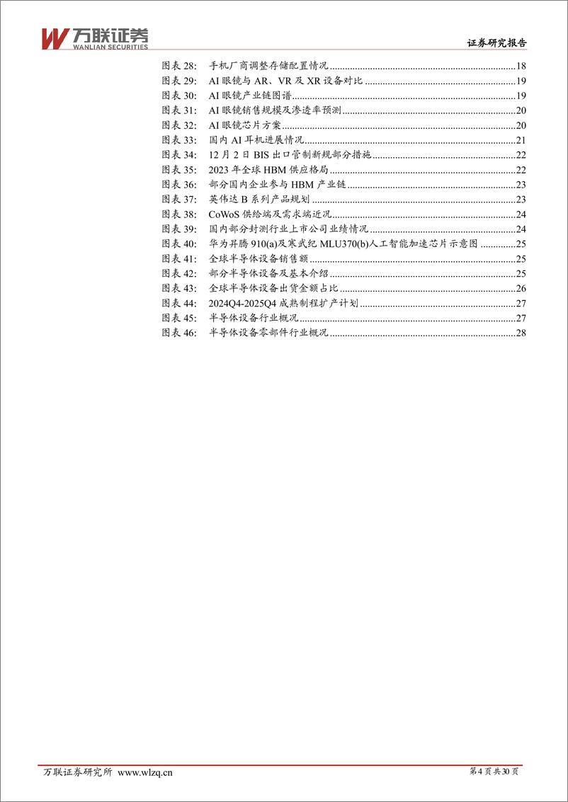 《2025年电子行业投资策略报告：砥砺创新，守正出奇-241227-万联证券-30页》 - 第4页预览图