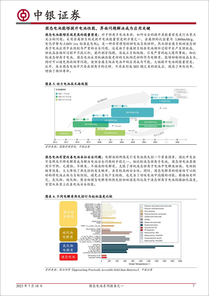 《电力设备行业固态电池系列报告之一：技术趋势明确，产业化大幕开启-20230718-中银国际-51页》 - 第8页预览图