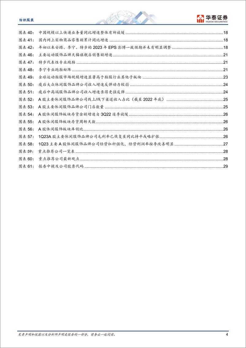 《纺织服装行业中期策略：2H低基数助力复苏；估值修复可期-20230614-华泰证券-32页》 - 第5页预览图