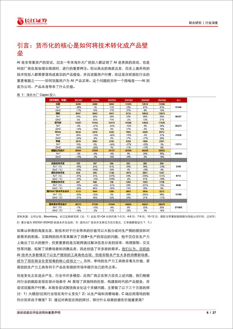 《信息技术-解构AI行业应用-1-_AI货币化是确定性趋势_C端关注交互类产品打开新场景》 - 第6页预览图