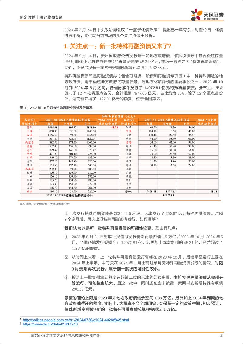 《固定收益定期：当前化债的几个关注点-240923-天风证券-12页》 - 第3页预览图