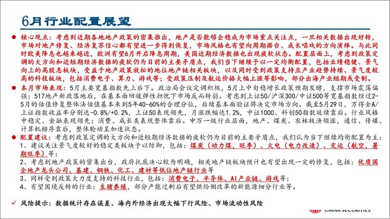 《行业比较月报2024年6月：关注地产政策执行效果-240530-中信建投-37页》 - 第2页预览图