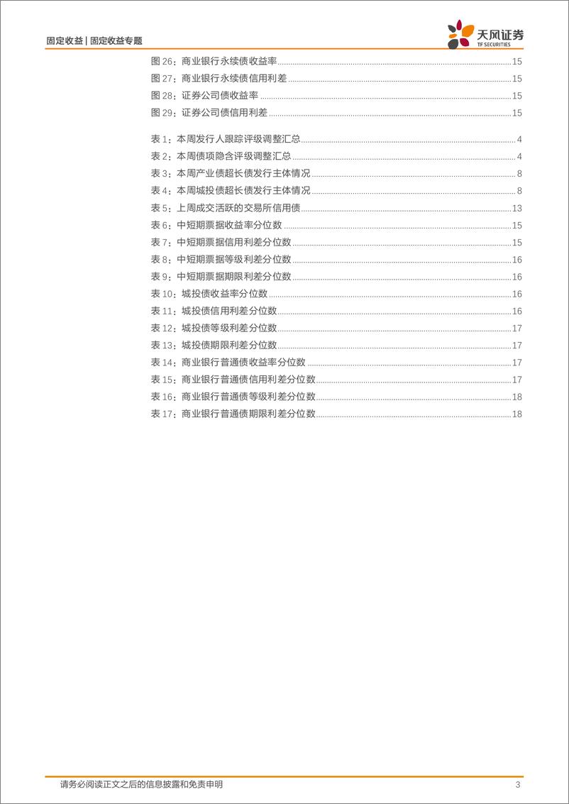 《信用债市场回顾：本周超长信用债发行334.1亿-240721-天风证券-19页》 - 第3页预览图