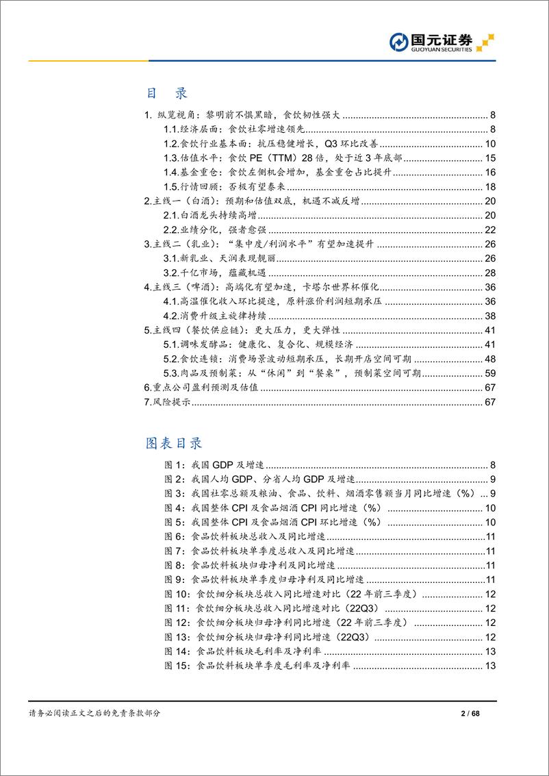 《食品饮料行业年度策略报告：黎明微光，枕戈待旦-20221120-国元证券-68页》 - 第3页预览图