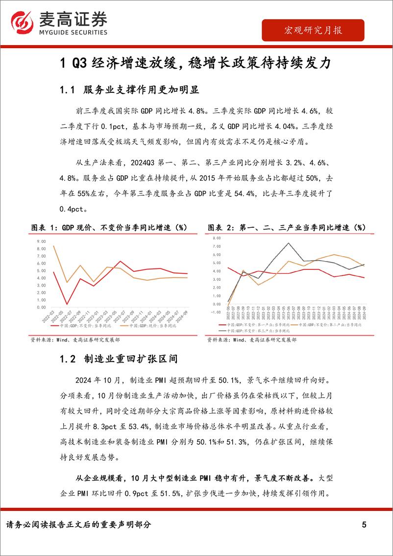 《宏观研究月报：基本面延续修复态势-241104-麦高证券-23页》 - 第5页预览图