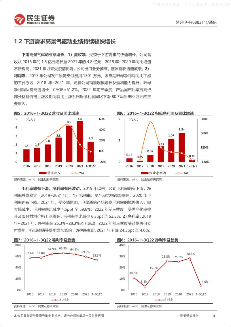 《民生证券-盟升电子(688311)信息化系列3，制导装备核心配套商；前瞻布局电子对抗-230423》 - 第5页预览图