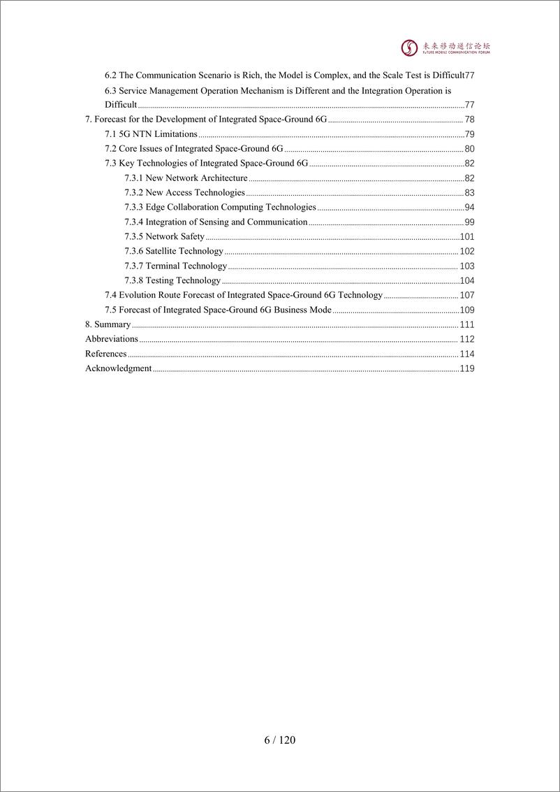 《2024全球6G技术大会-5G 6G天地一体化技术探索与实践_v1.6_英文》 - 第7页预览图