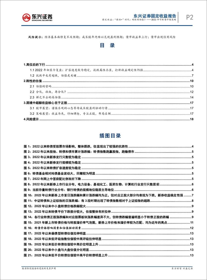 《2022年可转债中期策略：“固收+”时代，刚性的估值？-20220528-东兴证券-20页》 - 第3页预览图