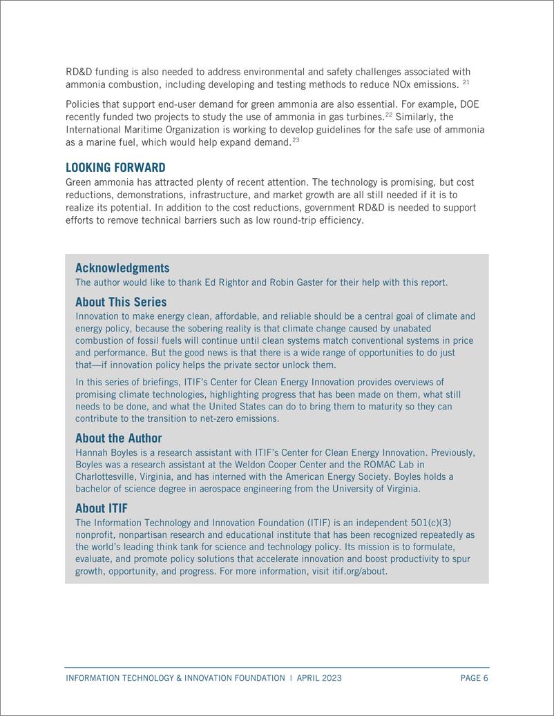 《ITIF-气候技术值得关注：绿色氨（英）-2023》 - 第7页预览图