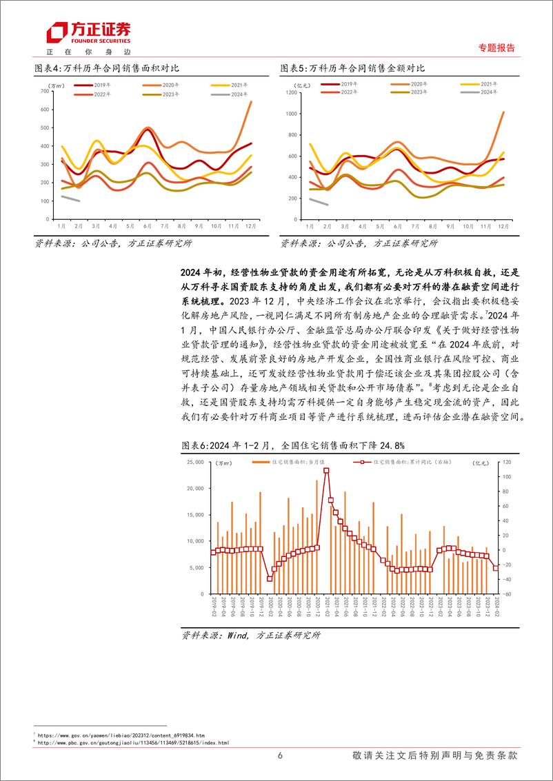 《产业债观察系列1：无需过度担忧万科短期融资空间-240322-方正证券-30页》 - 第6页预览图