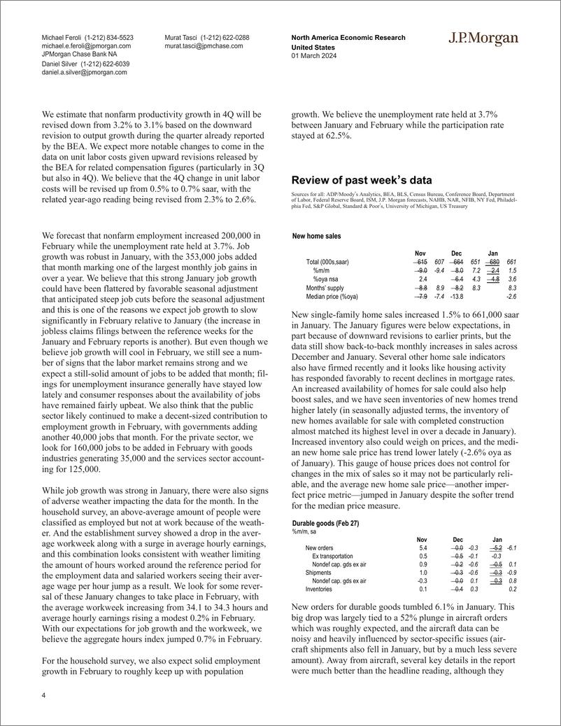 《JPMorgan Econ  FI-United States-106804508》 - 第4页预览图