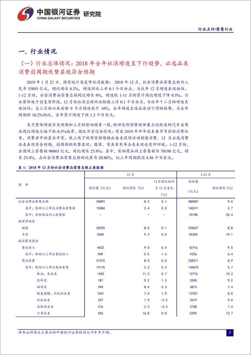 《零售行业点评报告：二月建议主线与主题双线配置-20190131-银河证券-19页》 - 第4页预览图