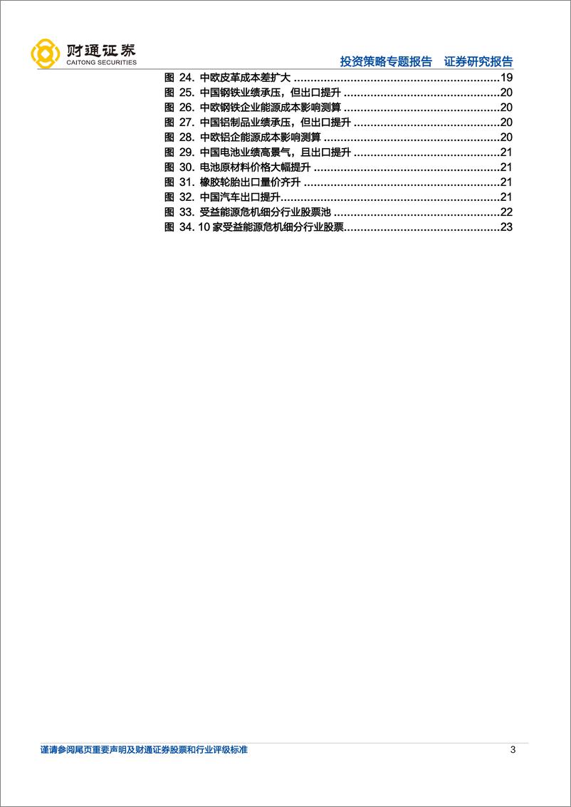 《能源安全系列1：能源成本视角下，欧洲能源危机受益行业-20221017-财通证券-24页》 - 第4页预览图