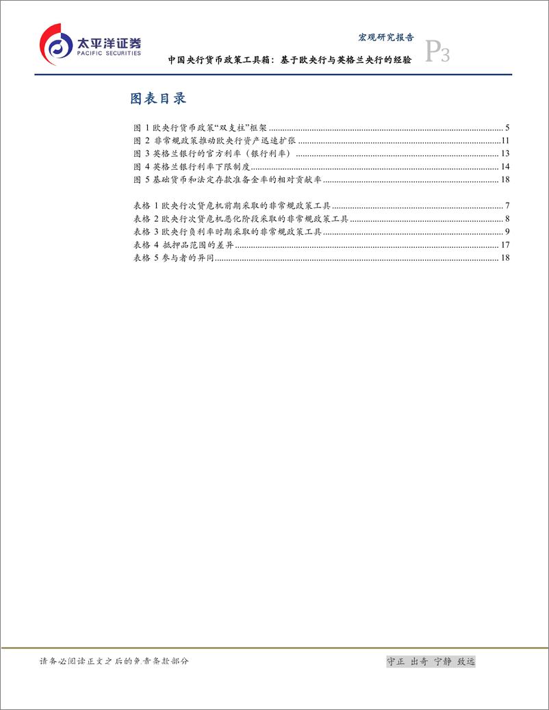 《货币政策系列之三：中国央行货币政策工具箱，基于欧央行与英格兰央行的经验-20190408-太平洋证券-22页》 - 第5页预览图