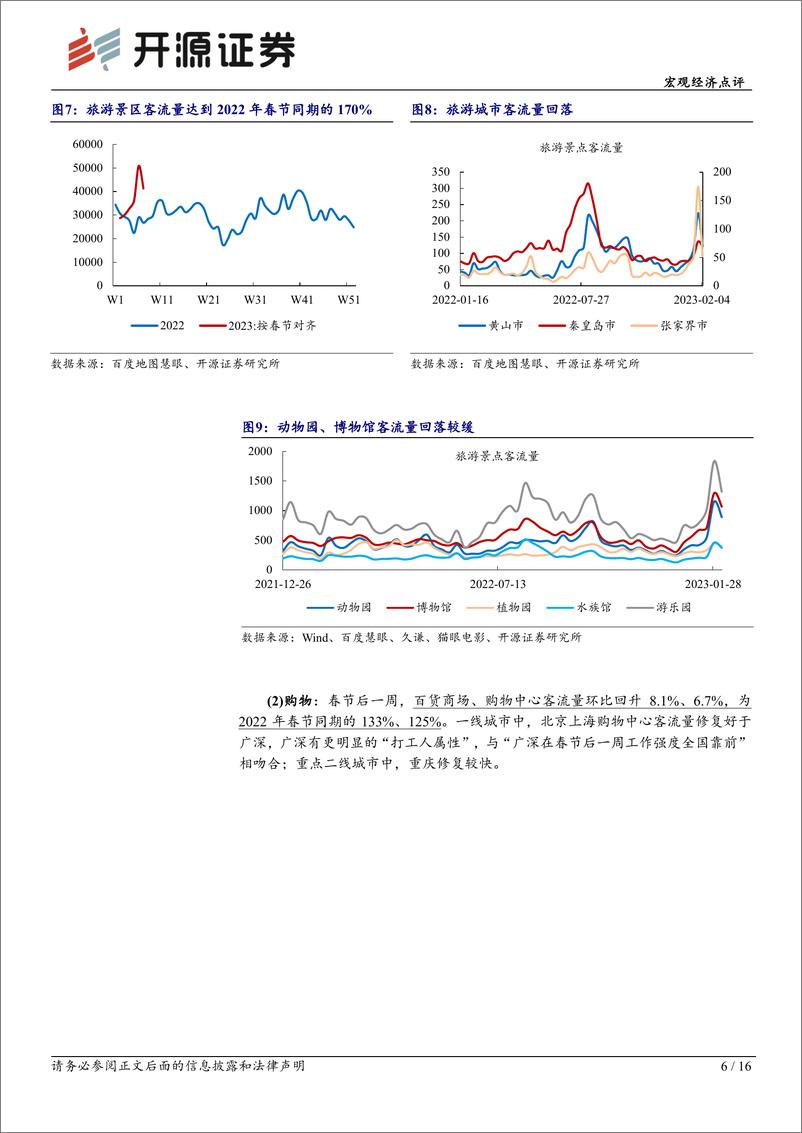 《宏观经济点评：疫后复苏跟踪2月第1期，真实春运不差，节后消费不弱-20230206-开源证券-16页》 - 第7页预览图