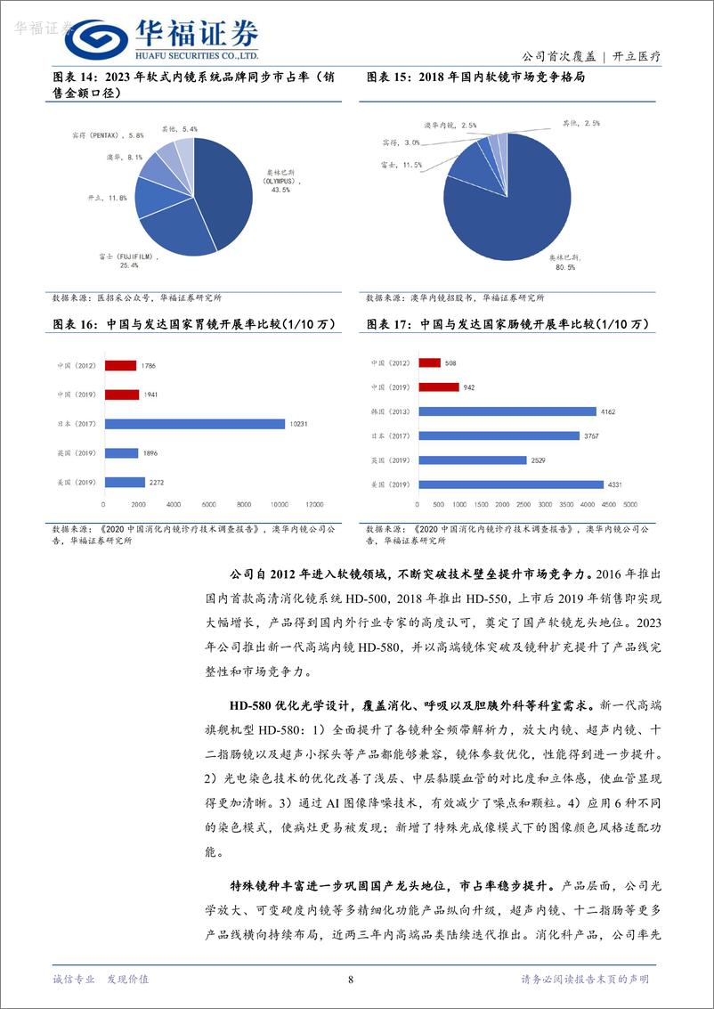 《华福证券-开立医疗-300633-国产软镜龙头，超声＋内镜＋微外平台化打开天花板》 - 第8页预览图