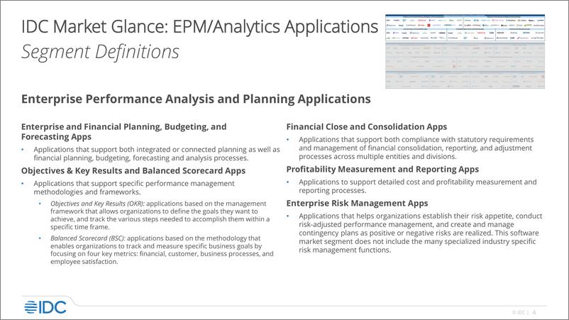 《EPManalyticApplication市场概况-IDC》 - 第4页预览图