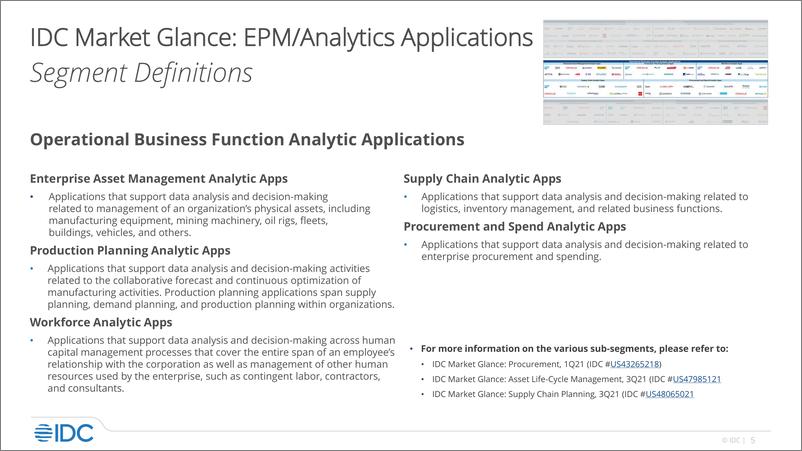 《EPManalyticApplication市场概况-IDC》 - 第5页预览图