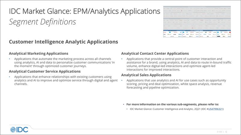 《EPManalyticApplication市场概况-IDC》 - 第6页预览图