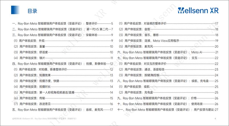 《Ray-Ban Meta 智能眼镜调研报告系列二_专业用户体验报告_免费版_》 - 第4页预览图