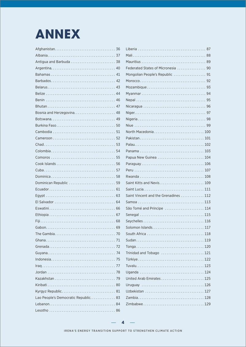 《IRENA能源转型支持，以加强2022年气候行动-130页》 - 第5页预览图