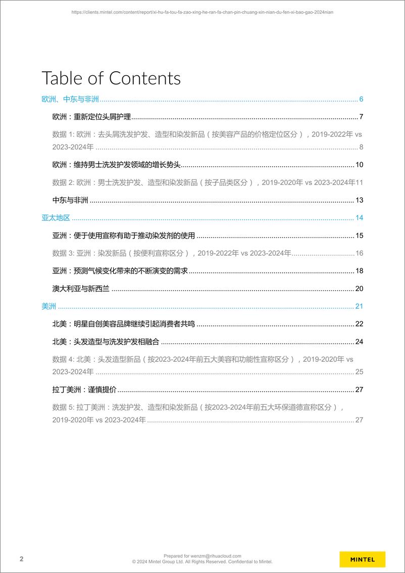 《英敏特_2024年洗护发_头发造型和染发产品创新年度分析报告》 - 第2页预览图