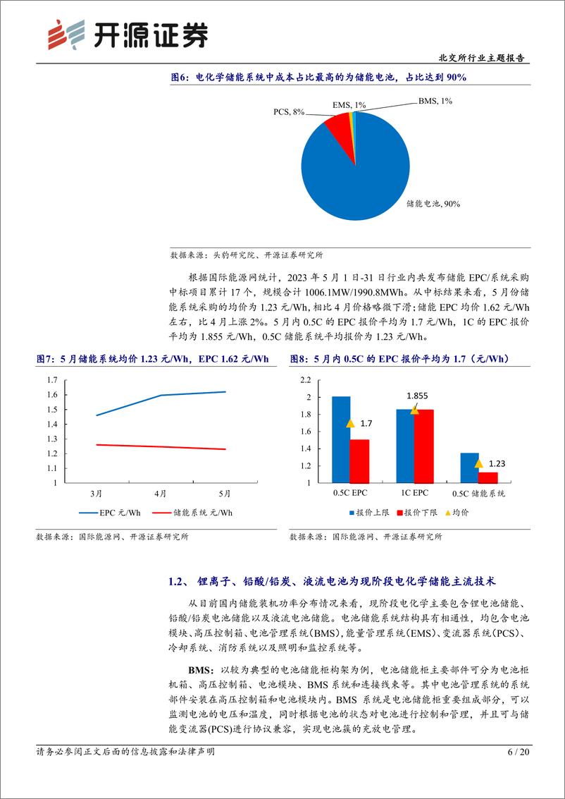 《北交所绿电主题系列一：新型储能百花齐放正当时，北交所电池及系统集成有优势-20230725-开源证券-20页》 - 第7页预览图