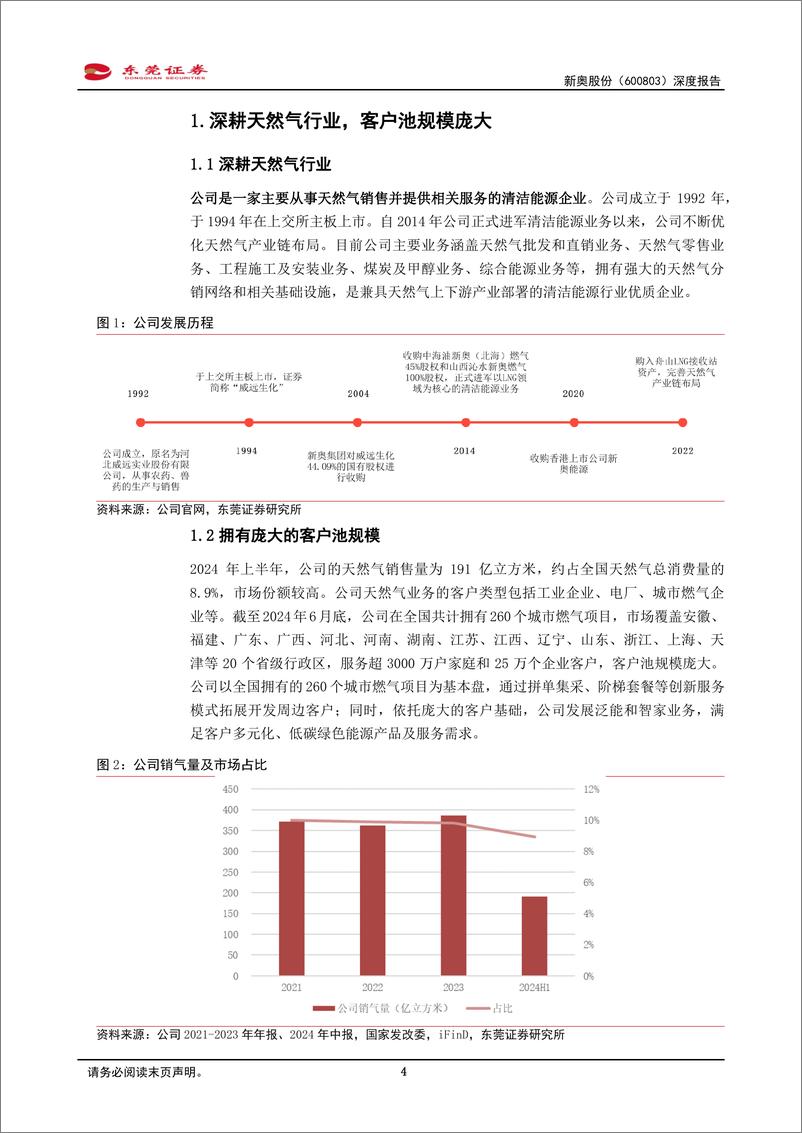 《新奥股份(600803)深度报告：积极推动降本增效，公司发展前景可期-240830-东莞证券-16页》 - 第4页预览图