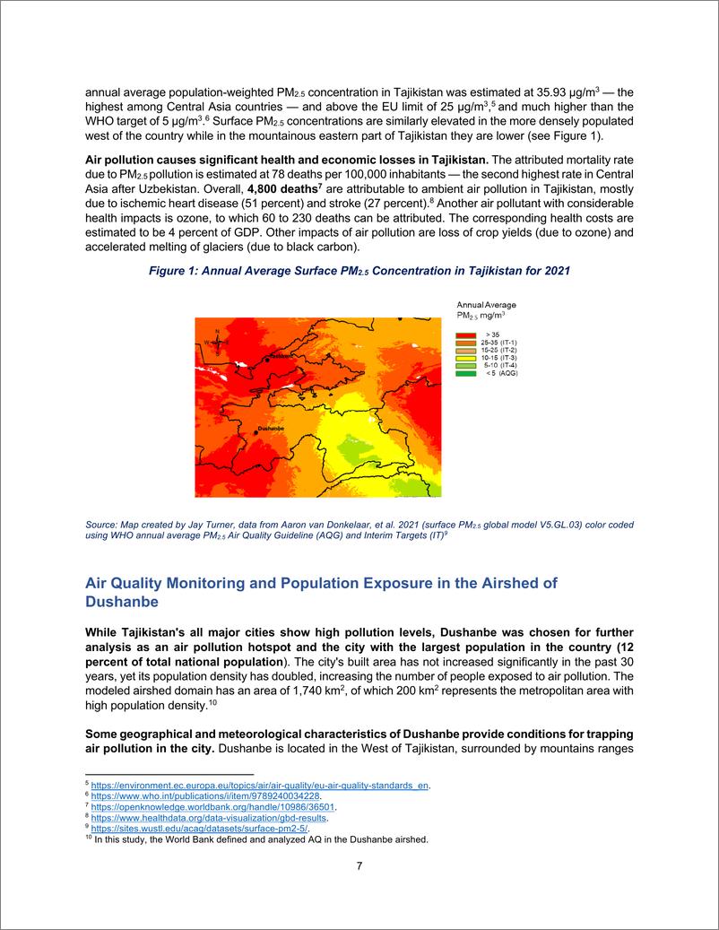 《世界银行-塔吉克斯坦的空气质量管理（英）-2023.8-13页》 - 第8页预览图