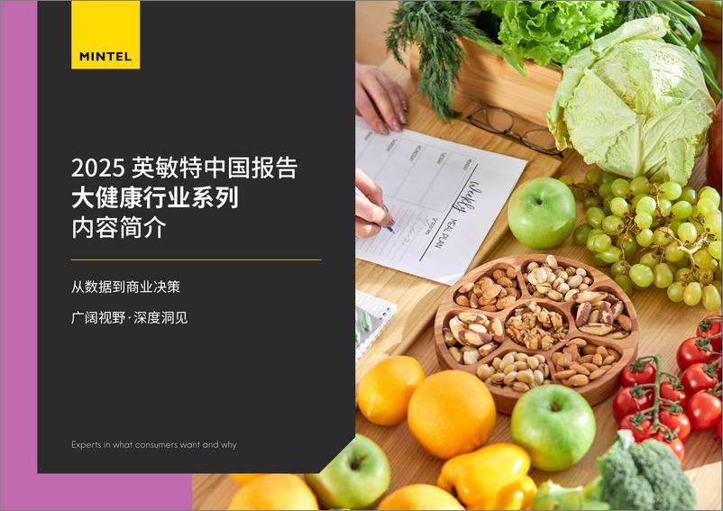 《2025 英敏特中国报告大健康行业系列内容简介-18页》 - 第1页预览图